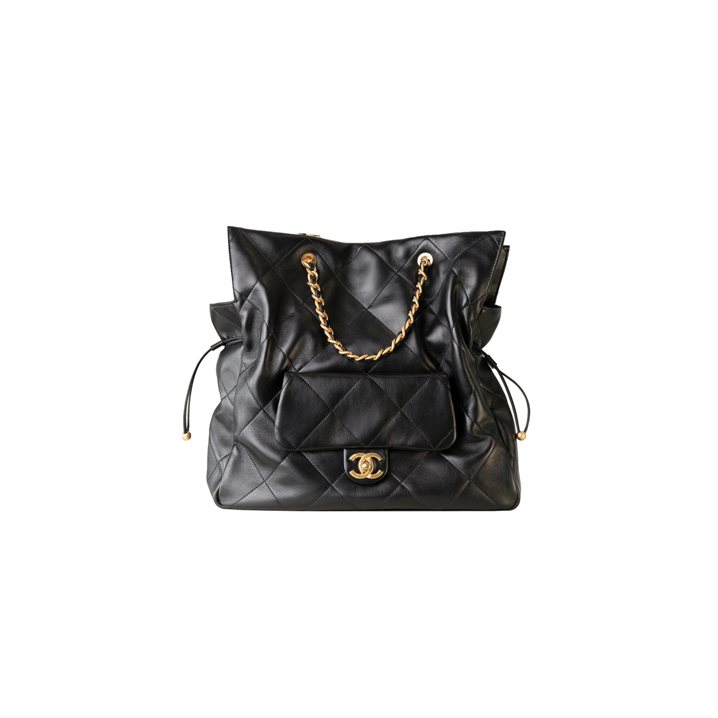 CHANEL MASTER 25C LARGE DRAWSTRING SHOPPING BAG AS5315 (36*34*12cm)